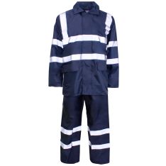 Supertouch Polyester/PVC Reflective Rainsuit