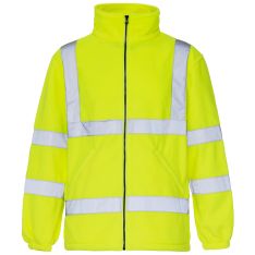 Supertouch Hi Vis Yellow Fleece Jacket