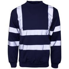 Supertouch Navy Crew Neck Sweatshirt