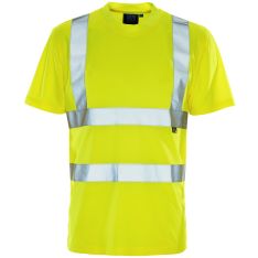 Supertouch Hi Vis Yellow Bird Eye T-Shirt