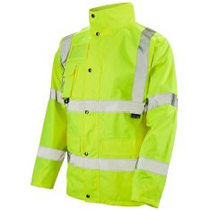 Supertouch Hi Vis Yellow Breathable Jacket