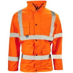 Supertouch Hi Vis Orange Breathable Jacket