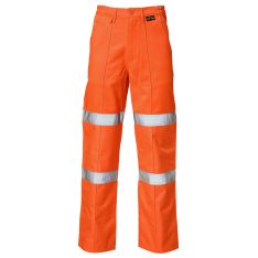 Supertouch Hi Vis Orange 2 Band Ballistic Trousers