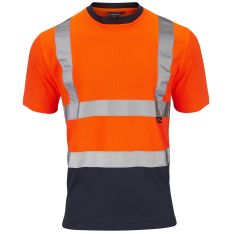 Supertouch Hi-Vis 2 Tone Orange T-Shirt