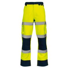 Supertouch Hi-Vis 2 Tone Yellow Combat Trousers