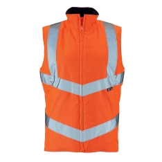 Ladies Hi Vis Orange Anjali Body Warmer