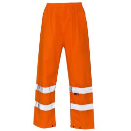 Supertouch Hi Vis Orange Overtrousers