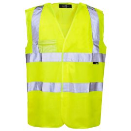 Supertouch Hi Vis Yellow Pull Apart Vest