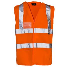 Supertouch Hi Vis Orange Pull Apart Vest