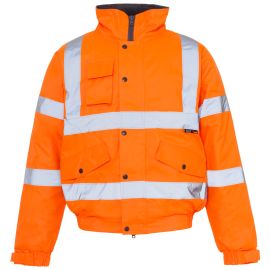 Supertouch Hi Vis Orange Standard Storm Bomber Jacket