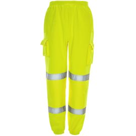 Supertouch Hi Vis Yellow Jogging Bottoms