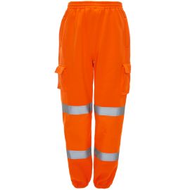 Supertouch Hi Vis Orange Jogging Bottoms